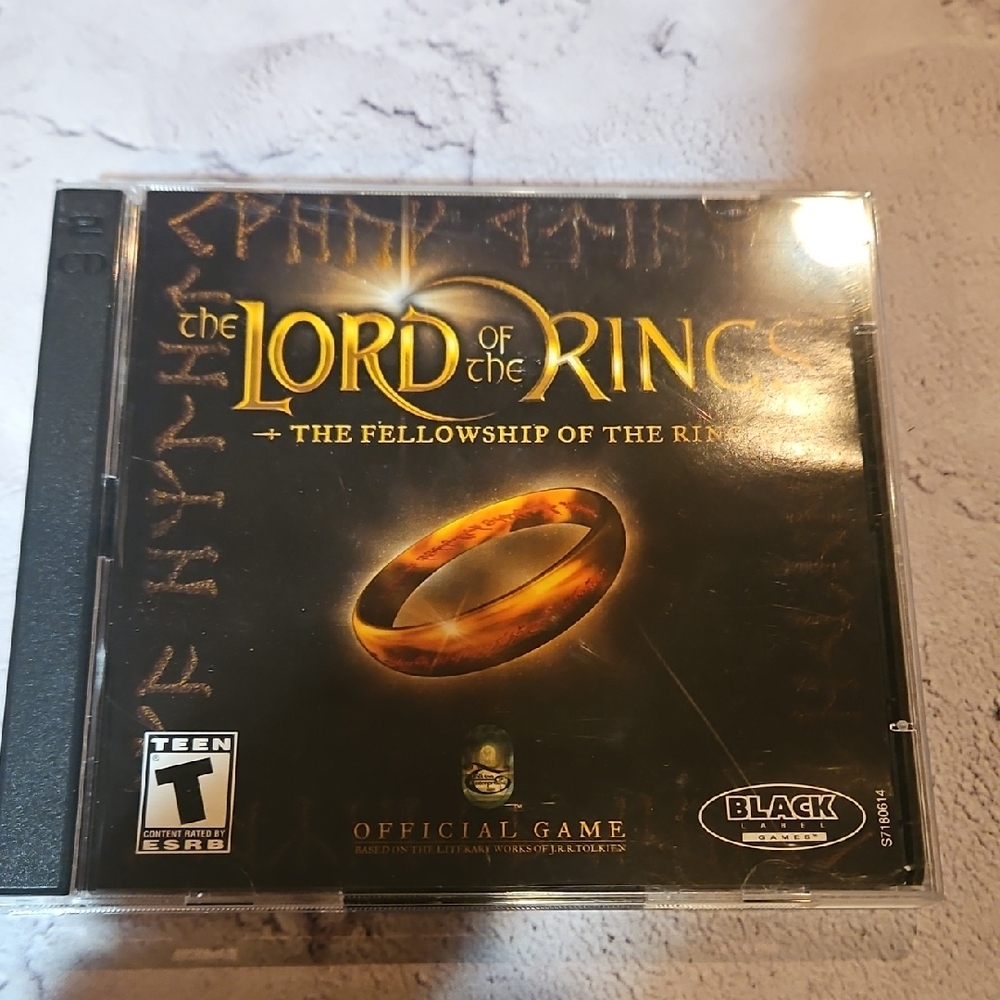 🌟3/$25🌟 The Lord of the Rings: The Fellowship of the Ring video game PC CD